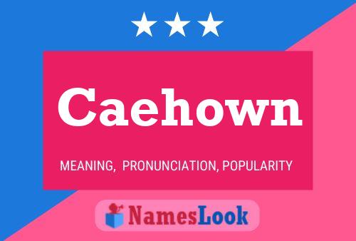 ملصق اسم Caehown