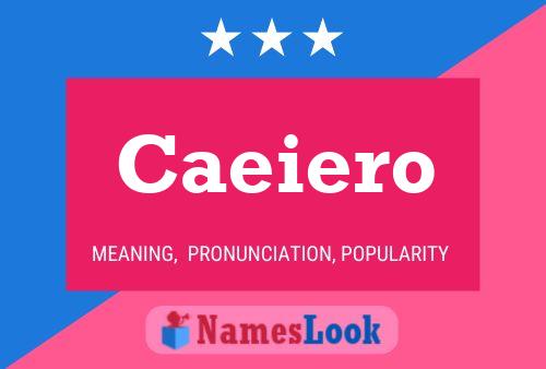 ملصق اسم Caeiero