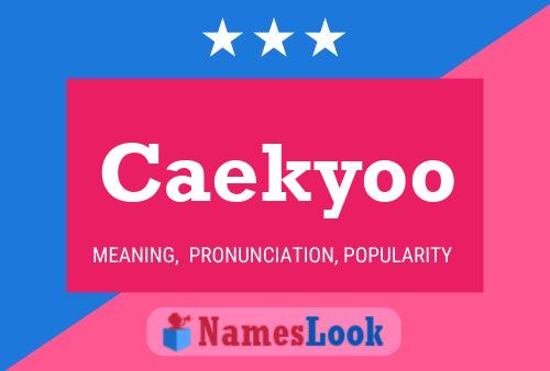 ملصق اسم Caekyoo