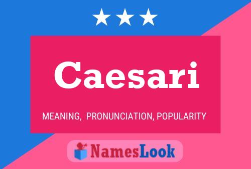 ملصق اسم Caesari