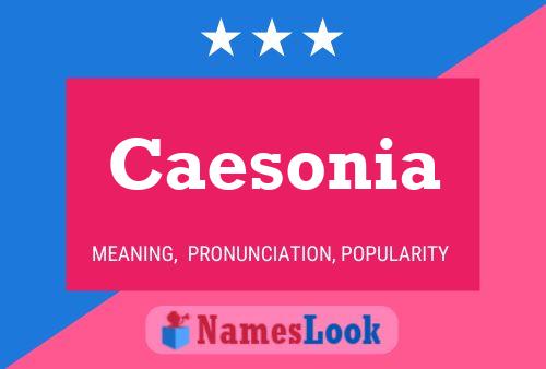 ملصق اسم Caesonia