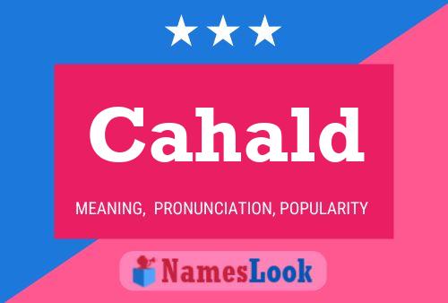 ملصق اسم Cahald