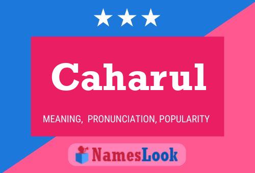 ملصق اسم Caharul