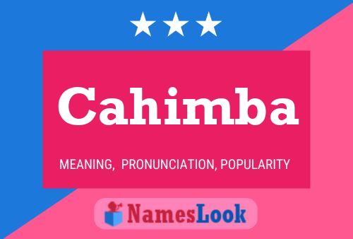 ملصق اسم Cahimba