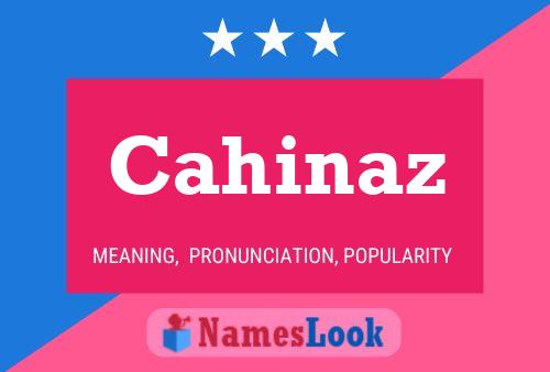 ملصق اسم Cahinaz