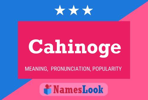 ملصق اسم Cahinoge