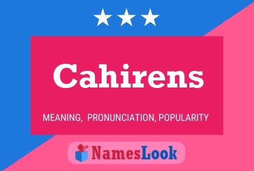 ملصق اسم Cahirens