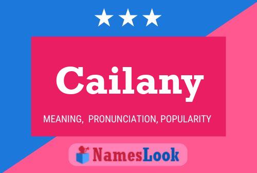 ملصق اسم Cailany