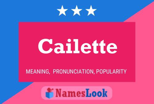 ملصق اسم Cailette