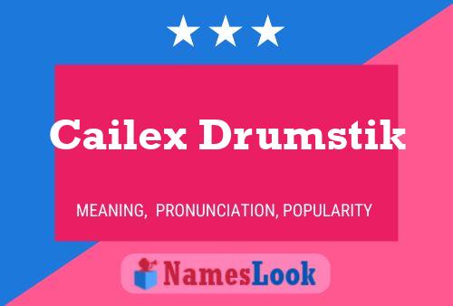 ملصق اسم Cailex Drumstik