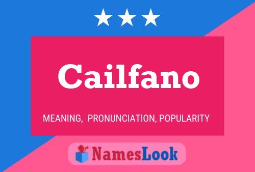 ملصق اسم Cailfano