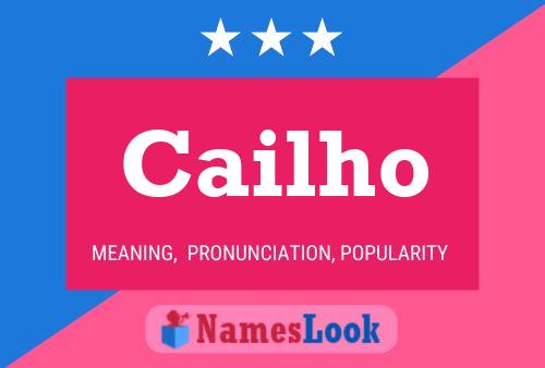 ملصق اسم Cailho