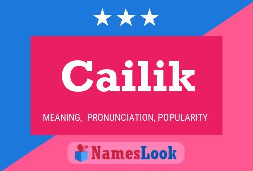 ملصق اسم Cailik