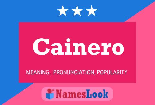 ملصق اسم Cainero