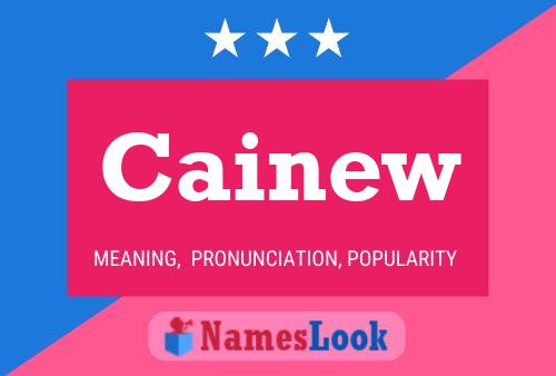 ملصق اسم Cainew