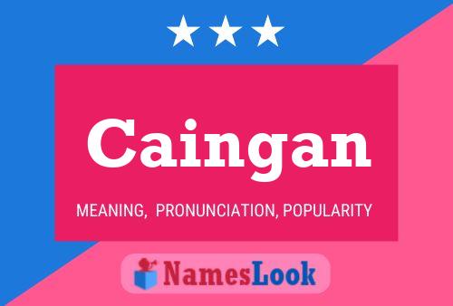 ملصق اسم Caingan