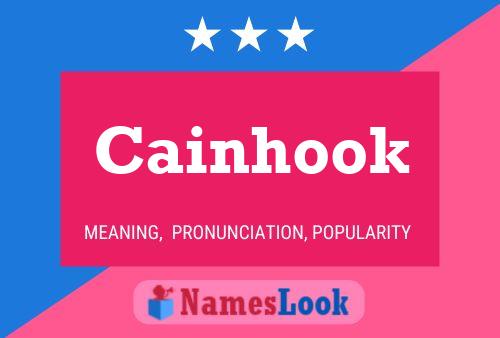 ملصق اسم Cainhook