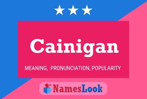 ملصق اسم Cainigan