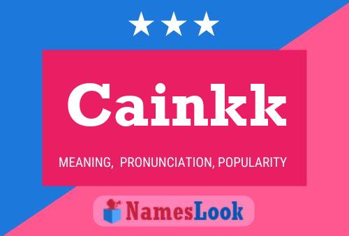 ملصق اسم Cainkk