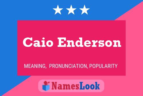 ملصق اسم Caio Enderson