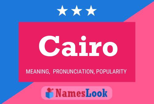 ملصق اسم Cairo