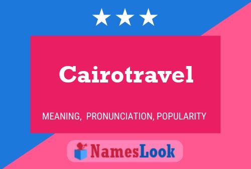 ملصق اسم Cairotravel