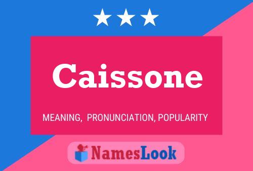 ملصق اسم Caissone