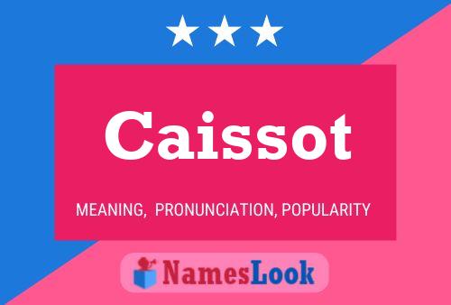 ملصق اسم Caissot