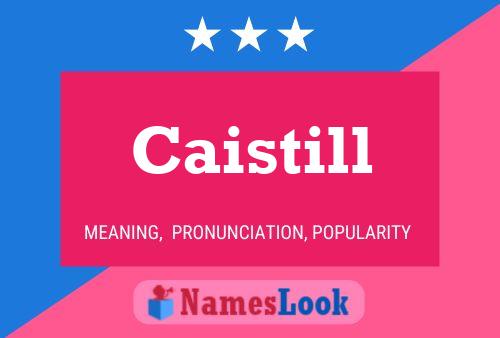 ملصق اسم Caistill