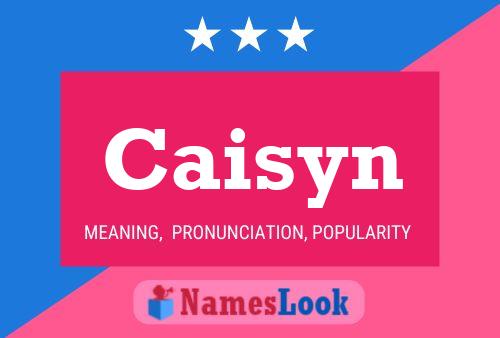 ملصق اسم Caisyn