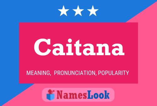 ملصق اسم Caitana