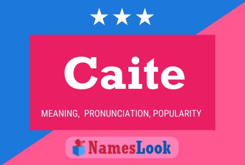 ملصق اسم Caite