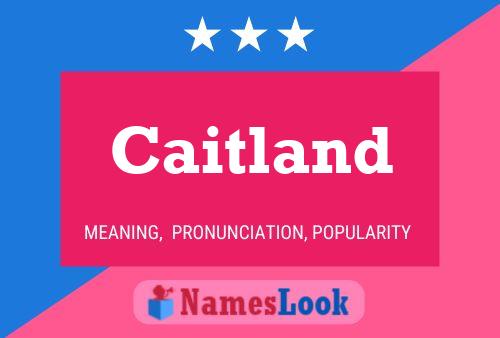 ملصق اسم Caitland