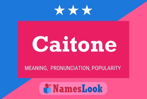 ملصق اسم Caitone