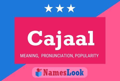 ملصق اسم Cajaal