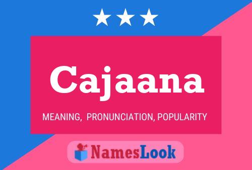 ملصق اسم Cajaana