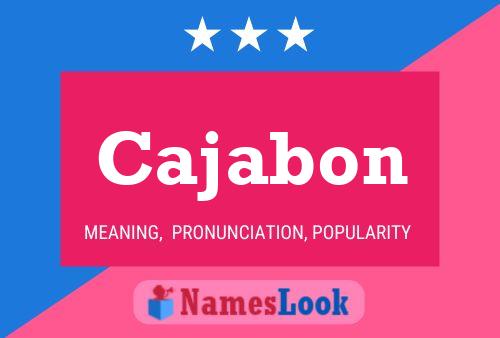 ملصق اسم Cajabon