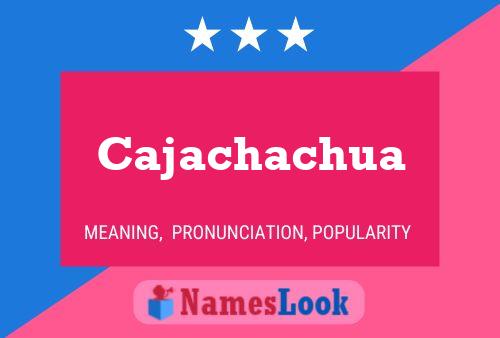 ملصق اسم Cajachachua