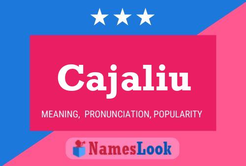 ملصق اسم Cajaliu