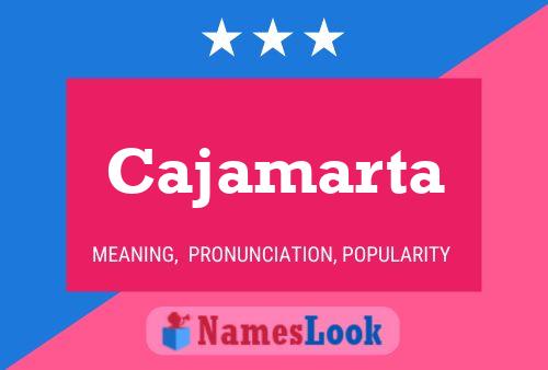 ملصق اسم Cajamarta