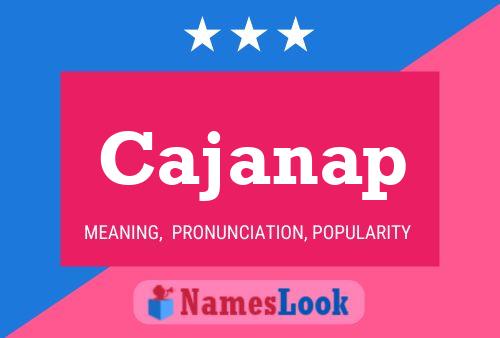 ملصق اسم Cajanap