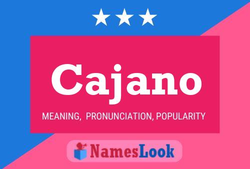 ملصق اسم Cajano