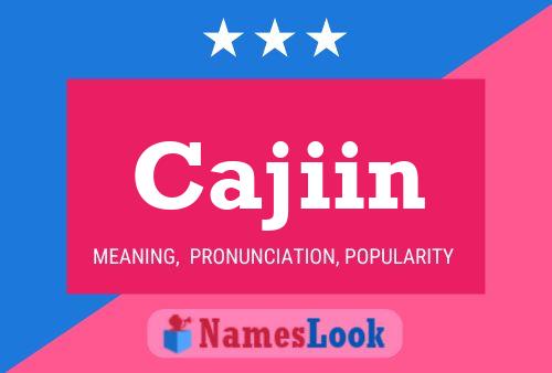 ملصق اسم Cajiin