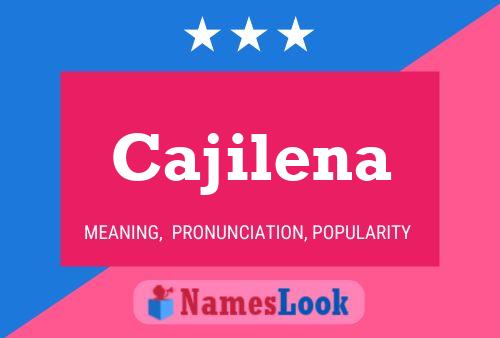 ملصق اسم Cajilena