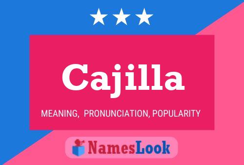 ملصق اسم Cajilla