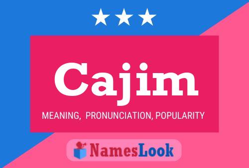 ملصق اسم Cajim