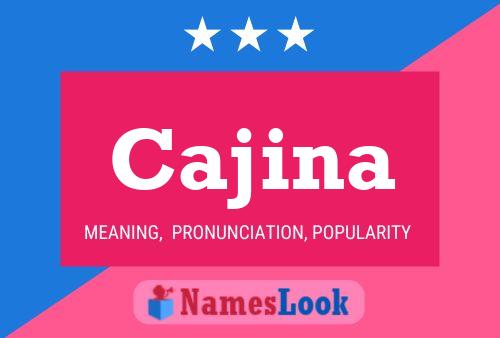 ملصق اسم Cajina