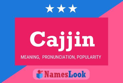 ملصق اسم Cajjin