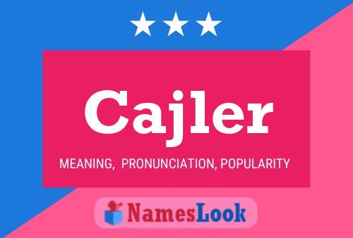 ملصق اسم Cajler