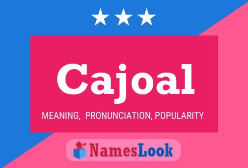 ملصق اسم Cajoal